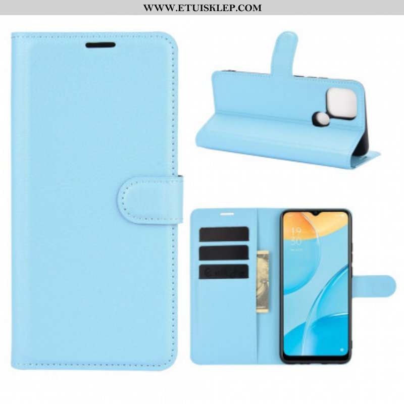 Etui Folio do Oppo A15 Klasyczny